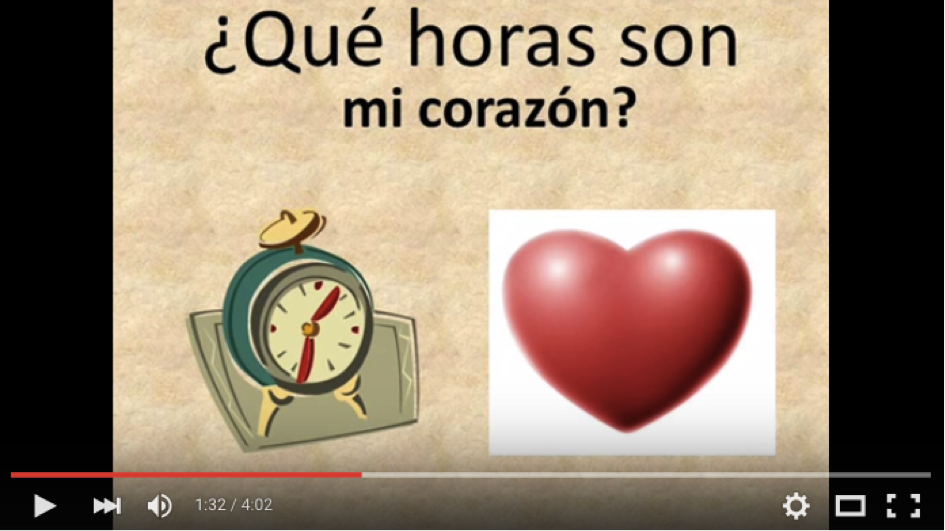 Spanisch lernen video